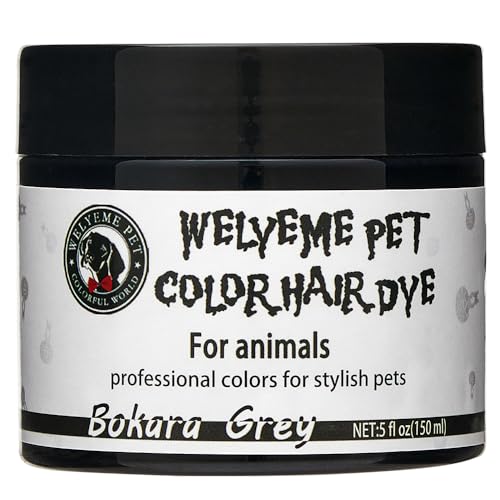 WELYEME Dog Hair Dye Blue, Permanent Pet Hair Dye, Professional Dog Safe Hair Dye, Bright Color for Dogs and Horses