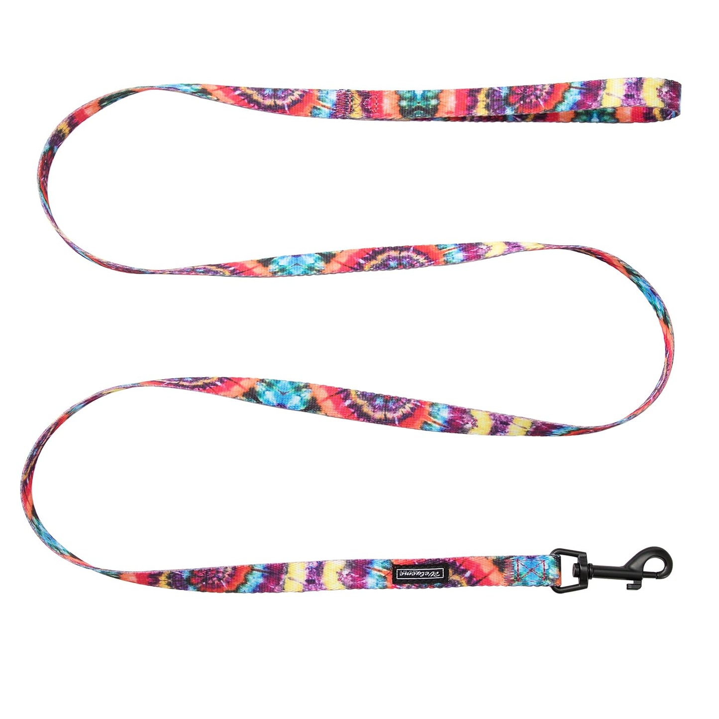 Welyeme Tie Dye No Pull Dog Harness and Leash Set for Small Medium Large Dogs, Rainbow Dog Harness